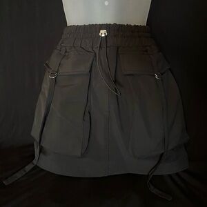Zara Black Drawstring Skirt
